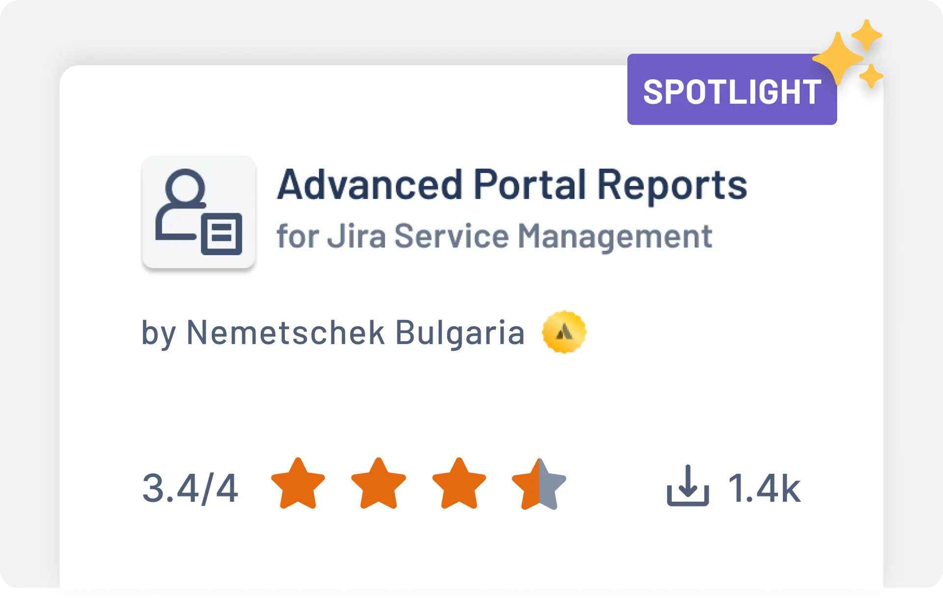 Advanced Portal Reports Earns Atlassian Marketplace Spotlight Badge!